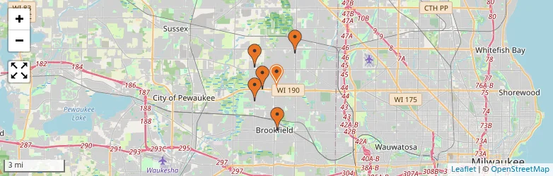 Related schools map