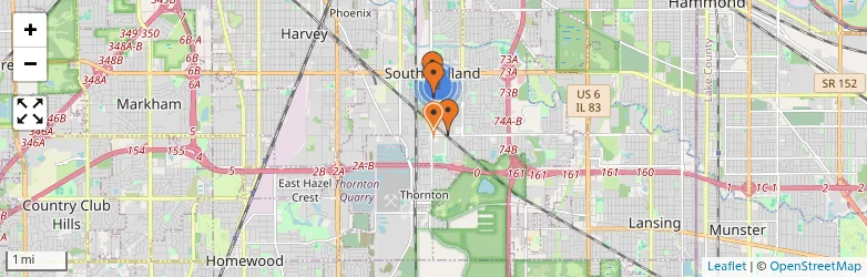 Related schools map