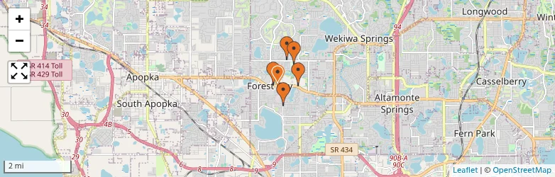 Related schools map