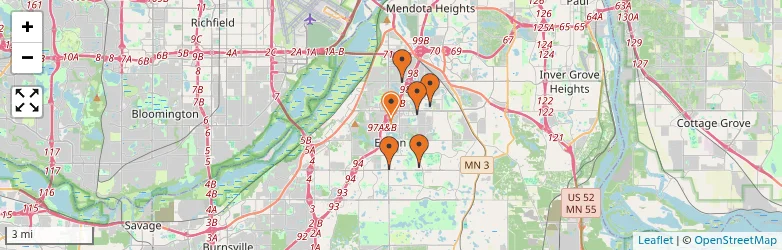 Related schools map