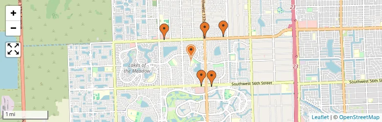 Related schools map