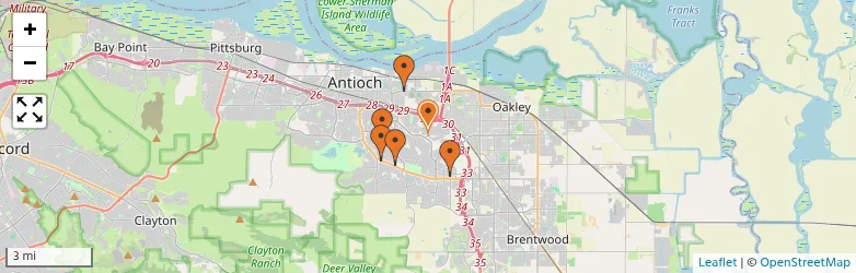 Related schools map