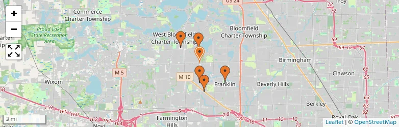 Related schools map
