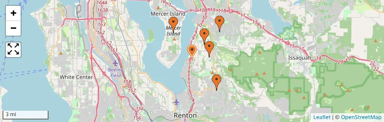 Related schools map