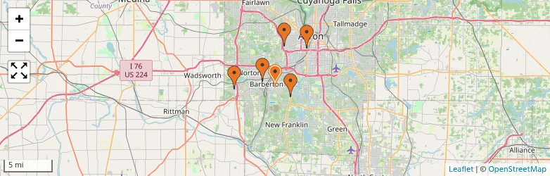 Related schools map