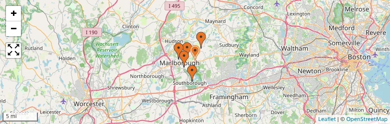 Related schools map