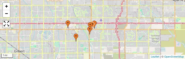 Related schools map