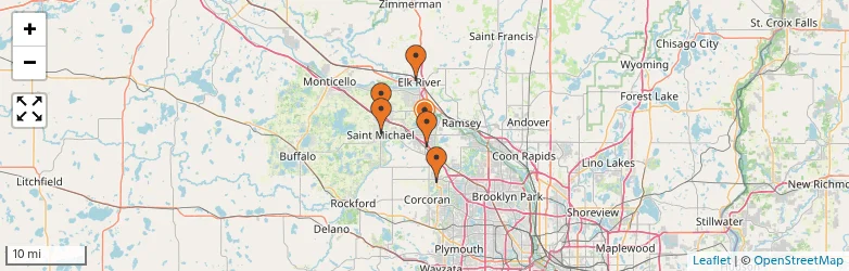 Related schools map