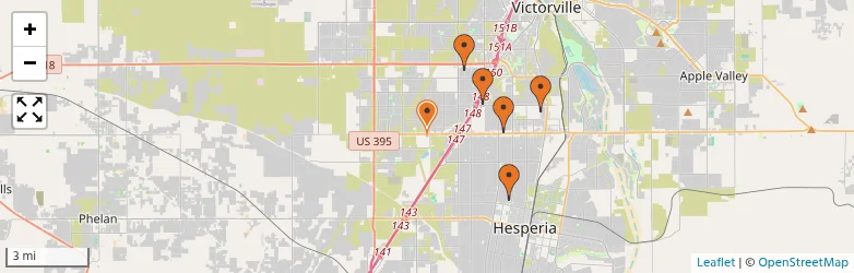 Related schools map