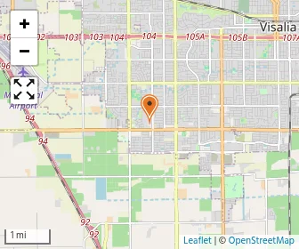Map of Sequoia Baptist Academy
