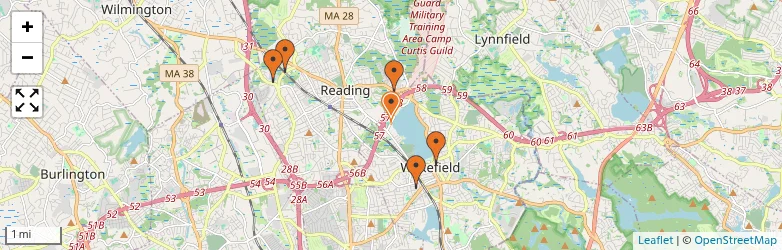 Related schools map
