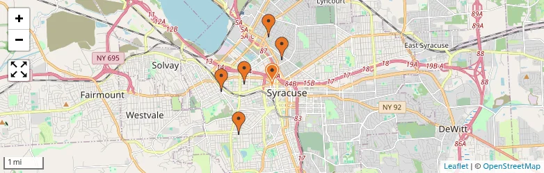 Related schools map