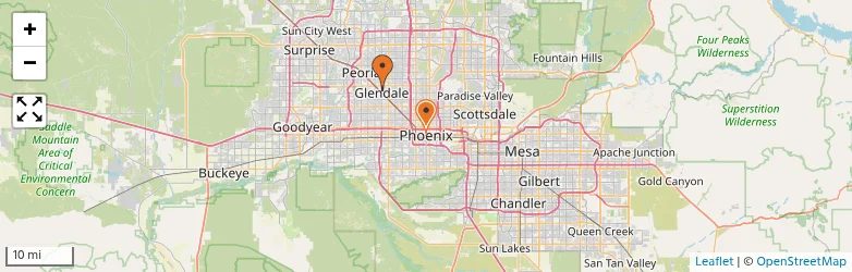 Related schools map