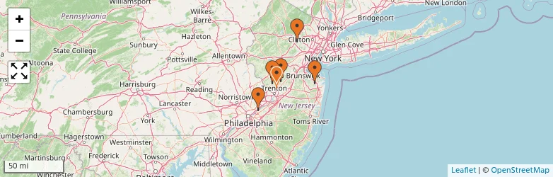 Related schools map