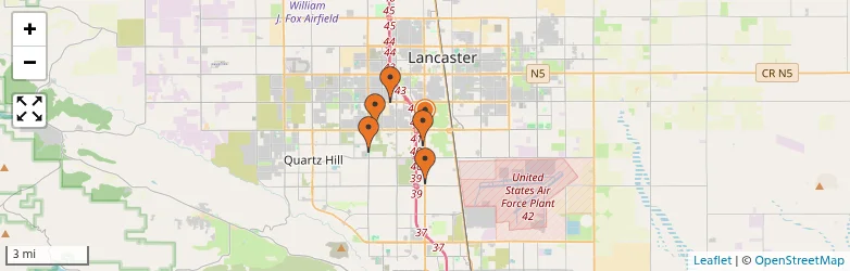 Related schools map