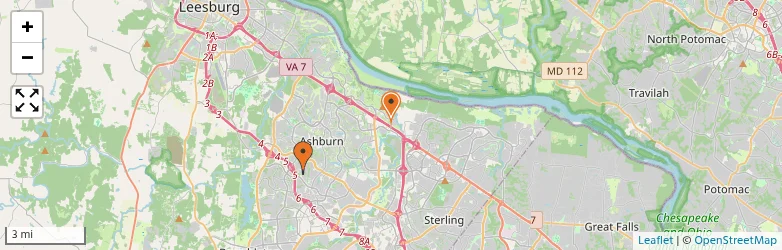 Related schools map