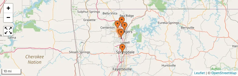 Related schools map
