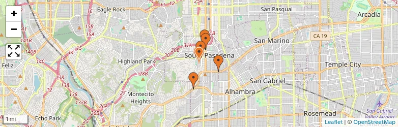 Related schools map