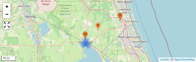 Related schools map