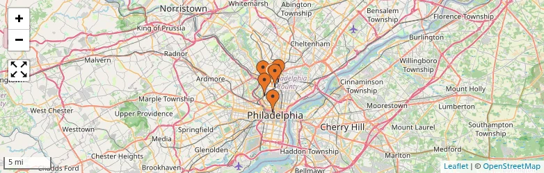Related schools map