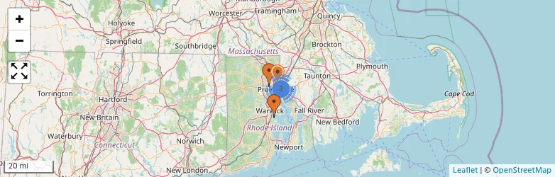 Related schools map