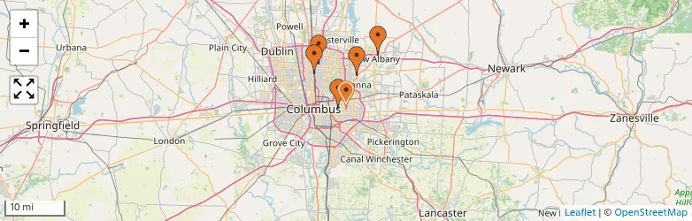 Related schools map