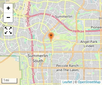Map of Merryhill School At Peccole Ranch