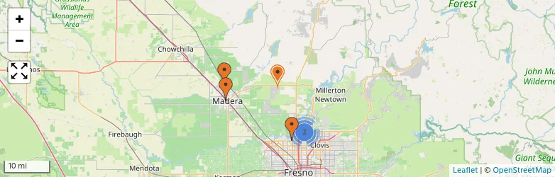 Related schools map