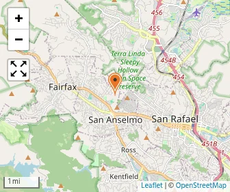 Map of Oak Hill School