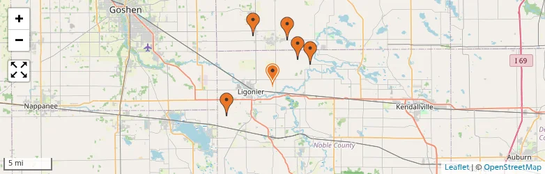 Related schools map