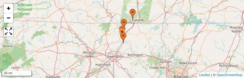 Related schools map