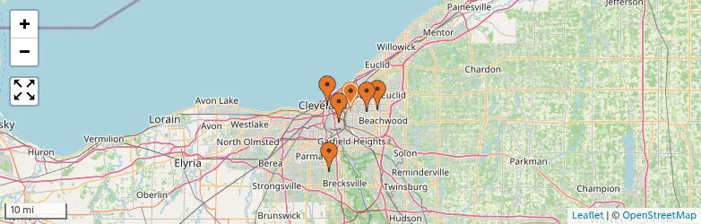 Related schools map