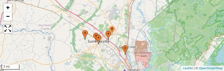 Related schools map