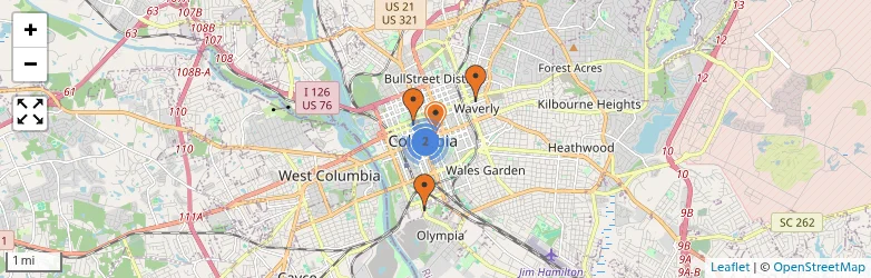 Related schools map