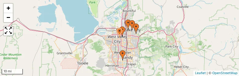 Related schools map