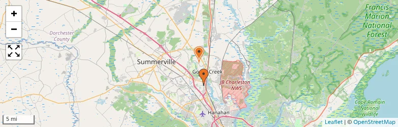 Related schools map