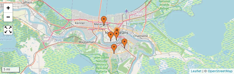Related schools map