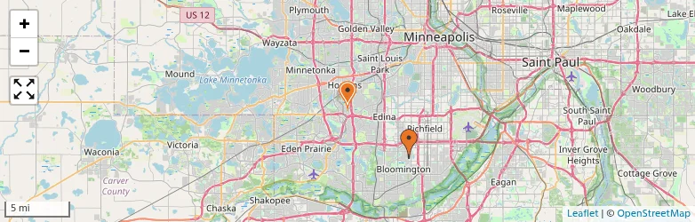 Related schools map