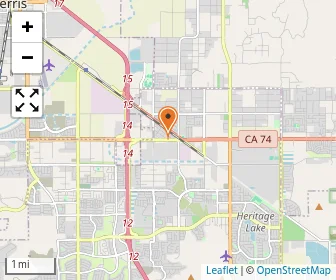 Map of Oliver Christian School Center
