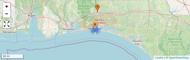 Related schools map