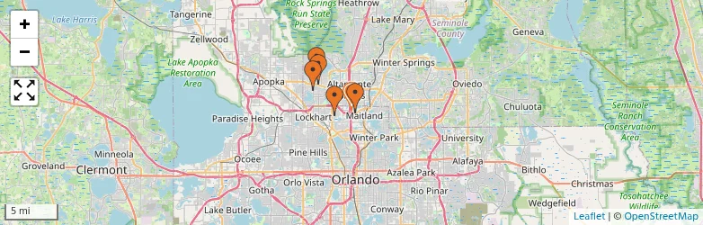 Related schools map