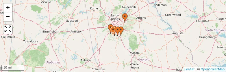 Related schools map