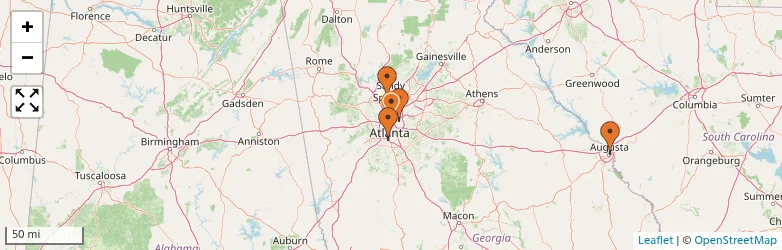 Related schools map