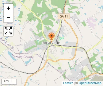 Map of Social Circle Christian School At Fbc