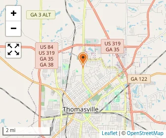Map of Thomasville Christian School