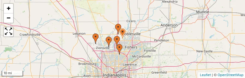 Related schools map