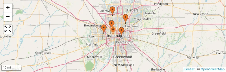 Related schools map