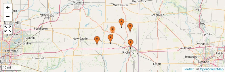 Related schools map