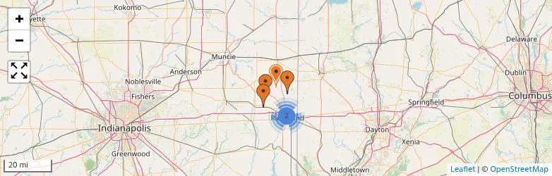 Related schools map