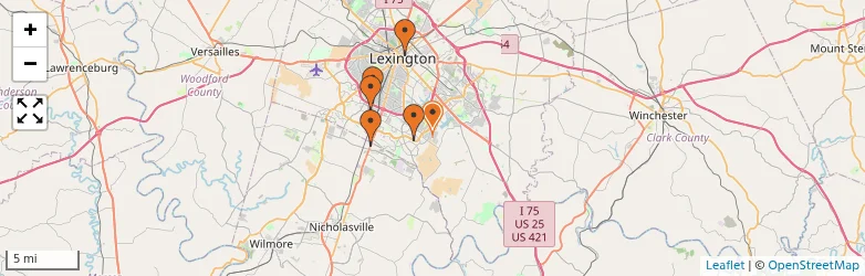 Related schools map